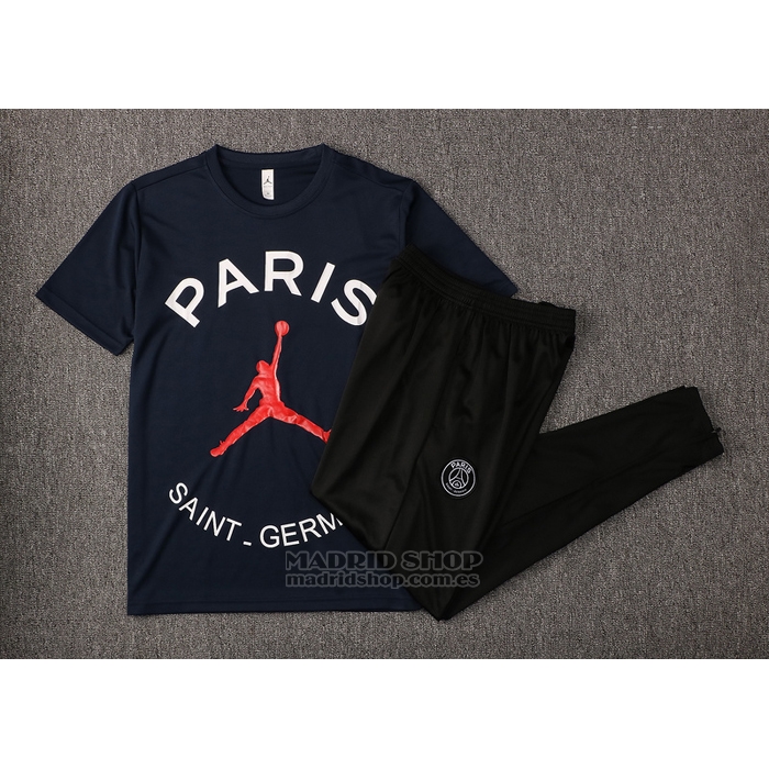 Chandal del Paris Saint-Germain Manga Corta 2021-22 Negro